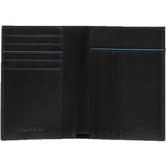 Кошелек мужской PIQUADRO BLUE SQUARE REVAMP черный PU1393B2VR/N