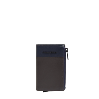 Кошелек PIQUADRO HARPER PP5585APR/BLUTM синий/коричневый Кошелек PIQUADRO HARPER PP5585APR/BLUTM синий/коричневый