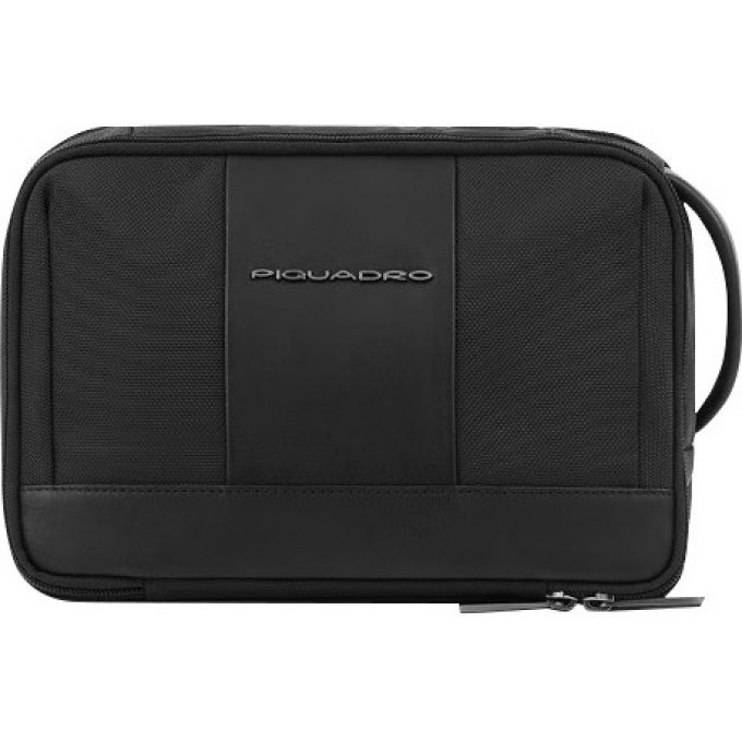 Косметичка PIQUADRO BRIEF2 черный натур.кожа/ткань BY6148BR2/N