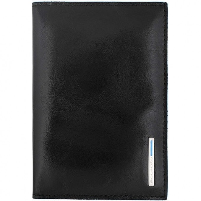 Обложка для паспорта PIQUADRO BLUE SQUARE (черный) AS300B2/N