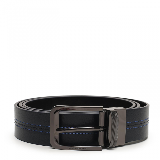 Ремень мужской PIQUADRO BLUE SQUARE 125х3.5см синий/черный CU6742B2/BLUN