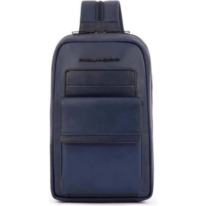 Рюкзак слинг PIQUADRO FINN синий кожа CA5982S123/BLU