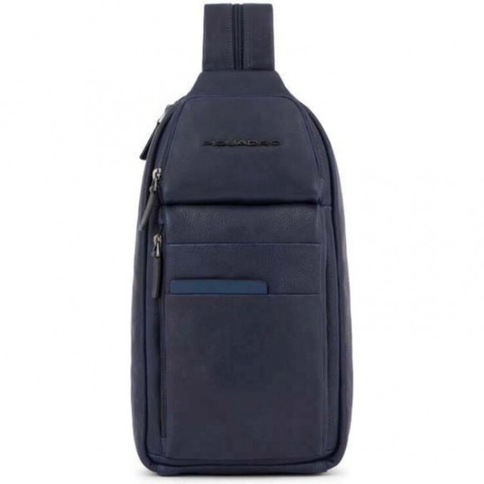 Рюкзак слинг PIQUADRO PAAVO синий кожа CA6027S122/BLU