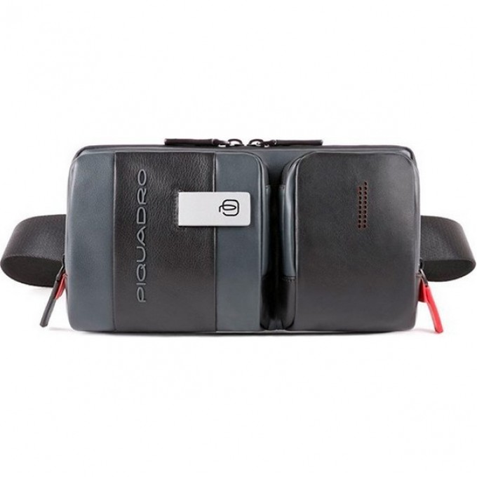 Сумка на пояс мужская PIQUADRO URBAN (серый/черный) CA4975UB00/GRN