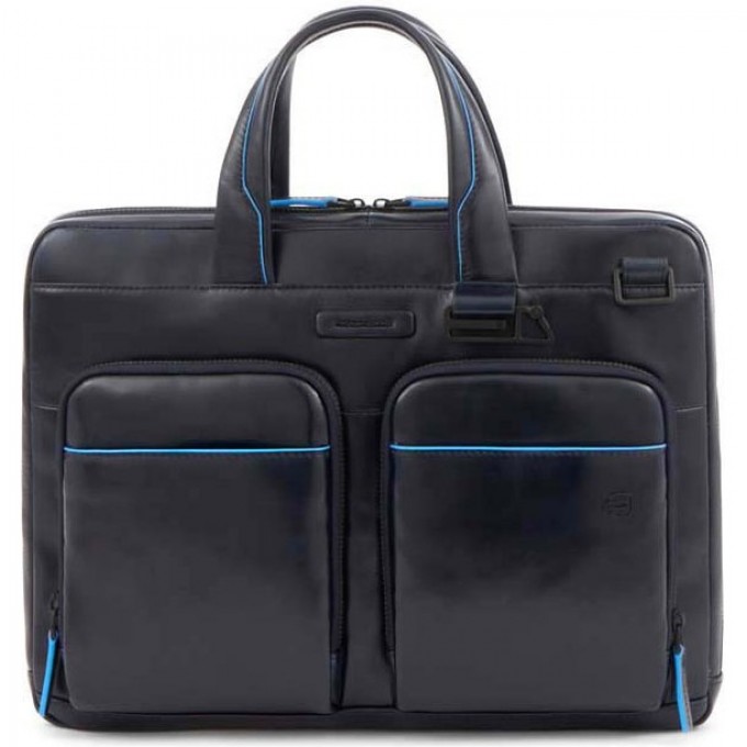 Сумка PIQUADRO BLUE SQUARE REVAMP синий натуральная кожа CA6105B2V/BLU